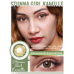 Pupilentes Stuna Girl Kamille Verde