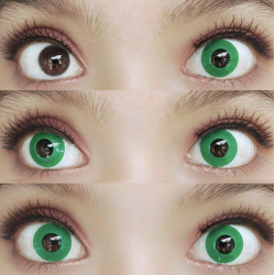 Pupilentes Halloween Verde RY-15