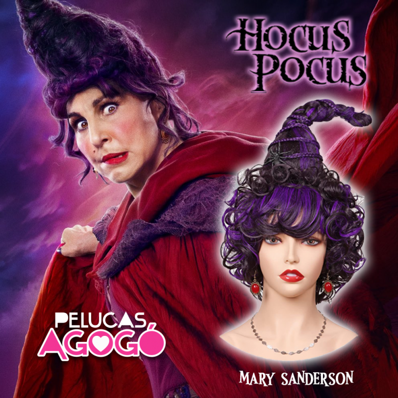 Peluca Hocus Pocus Mary Sanderson