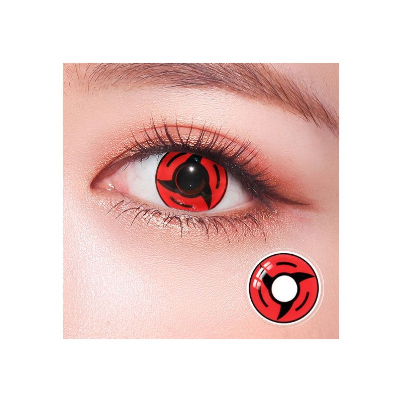 Pupilentes Halloween Sharingan Itachi Naruto RY-115