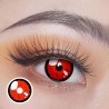 Pupilentes Halloween Black Lobelia Rojo